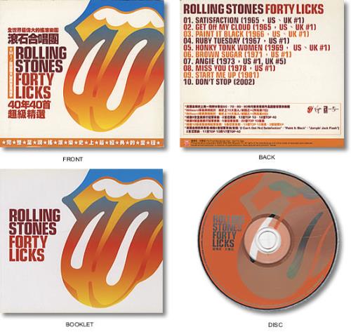Rolling Stones Forty Licks 2002
